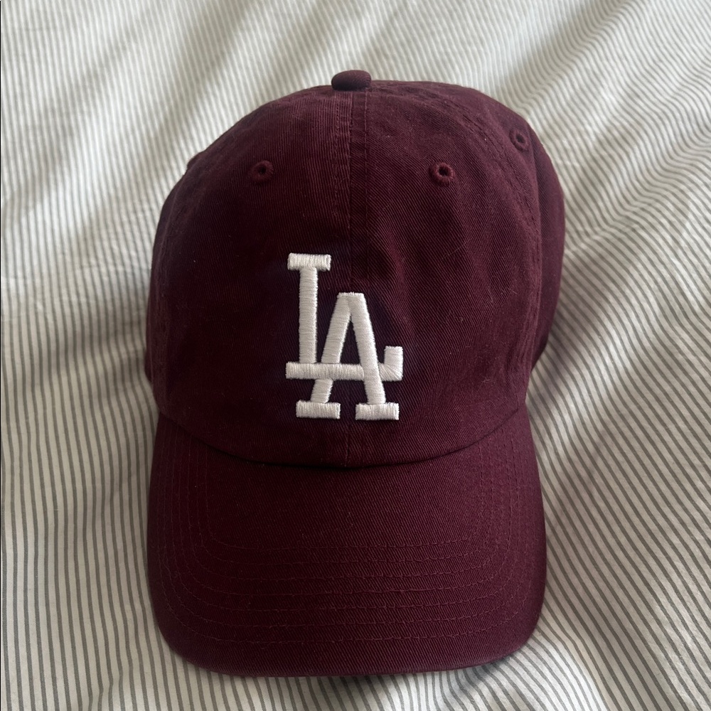 47 Kids Burgundy LA Hat